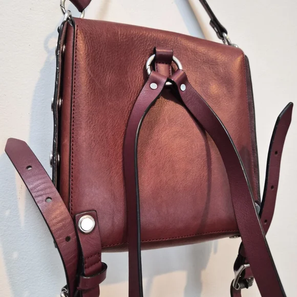Rag & Bone Atlas Backpack In Burgundy - Picture 5 of 6